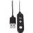 V7 USB A-3.5mm M-F 1m
