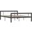 vidaXL Metal 65.5cm Sengeramme 160X200cm