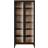 Tvilum Roomers China Black/Walnut Vitrineskab 88.7x202.8cm