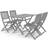 vidaXL 3057870 Matgrupp, 1 Bord inkl. 4 Stolar