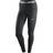 NIKE Pro Women's Mid Rise Mesh Paneled Leggings - Black/White