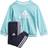 Adidas Infants Bos Logo Jogger Set - French Terry Hazy Sky/White
