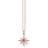 Thomas Sabo Star Necklace - Rose Gold/Red/Pink