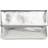 Whistles Chapel Foldover Clutch Bag - Silver