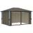 vidaXL Gazebo with Curtain 4x3 m