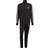 adidas Essentials 3-Stripes Track Suit - Black/White