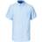 Gant Regular Fit Short Sleeve Linen Shirt - Capri Blue