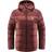 Haglöfs Bield Down Hood Jacket Women - Maroon Red