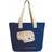 VW Collection T1 Bus Shopper Bag - Dark Blue