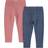 Minymo Basic Leggings 2-pack - Mesa Rose (4892-585)