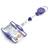 Durable Card Holder with Yoyo Holder Extra Strong for 1 Card