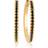 Sif Jakobs Ellera X-Grande Earrings - Gold/Black