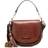 The Bridge Pearldistrict Shoulder Bag - Brown/Gold