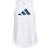 adidas 3 Bar Logo Tank Top Women - White/Crew Red/Crew Navy