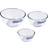 Pyrex Borosilicate Glass Bowl 3pcs