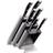 Wüsthof Classic Ikon 1090370601 Utility Knife, Cooks Knife, Santoku Knife, Paring Knife, Bread Knife