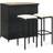 vidaXL 313473 Bargrupp, 1 Bord inkl. 2 Stolar