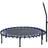 vidaXL Fitness Trampoline with Handle 122cm