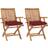 vidaXL 3062430 2-pack Havestol