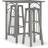 vidaXL 284397 Bargrupp, 1 Bord inkl. 2 Stolar