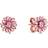 Pandora Daisy Flower Stud - Rose Gold/Transparent