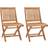 vidaXL 315105 2-pack Havestol