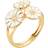 Lund Copenhagen Marguerite Ring - Gold/White