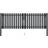 vidaXL Double Door Fence Gate 306x125cm