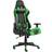 vidaXL Sedia da Gaming Girevole Verde in PVC