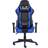 vidaXL Sedia da Gaming Girevole Blu in PVC
