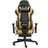 vidaXL Swivel Footrest Gaming Chair - Black/Gold