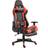 vidaXL Swivel Footrest Gaming Chair - Black/Red