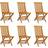 vidaXL 3065527 6-pack Havestol
