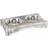 Trixie Bowl Set Wood/Stainless Steel