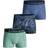 Björn Borg Leafy Boys Shorts 3-pack - Federal Blue (2111-1164-72831)