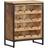 vidaXL Rough Mango Wood Liquor Cabinet 62x78.5cm