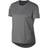 NIKE Miler Short-Sleeve Running Top Women - Dark Grey Heather/Reflective Silver