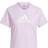 Adidas Women's Aeroready Designed 2 Move Logo Sport Cropped T-shirt - Clear Lilac/White