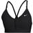 NIKE Dri-FIT Indy Light-Support Padded V-Neck Sports Bra - Black/Black/Black/White