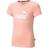 Puma Essentials Logo Youth Tee - Apricot Blush (587029-26)