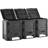 vidaXL Kompostbeholder 1200L