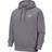 Nike Club Hoody - Charcoal Heathr/Anthracite/White