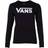 Vans Flying V Classic Long Sleeve T-shirt - Black