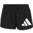 adidas 3 Bar Logo Woven Shorts Women - Black/White