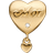 Christina Jewelry Min Mor Charm - Gold/Topaz