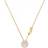 Michael Kors Collar Pave Halo Necklace MKC1208AN710 Oro 00