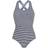 Abecita Brighton Racer Back Swimsuit - Navy Blue/White