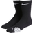 Nike Elite Crew Basketball Socks Unisex - Black/White/White