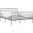 vidaXL Bed Frame with Slatted Base 95cm Sängram 200x200cm