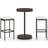 vidaXL 3064758 Bargrupp, 1 Bord inkl. 2 Stolar